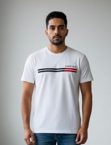 White Round Neck T-Shirt