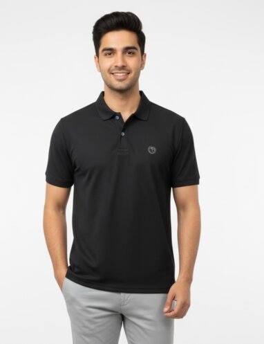 Black Polo T-Shirt